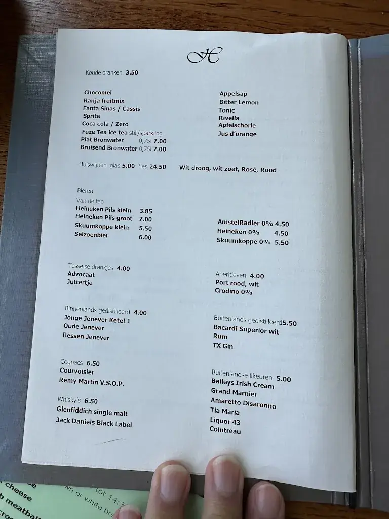 Menu_Havenzicht Texel_Oudeschild_image_3