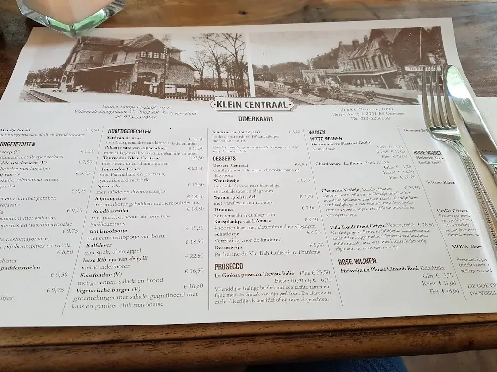 Menu_Klein Centraal_Overveen_image_3