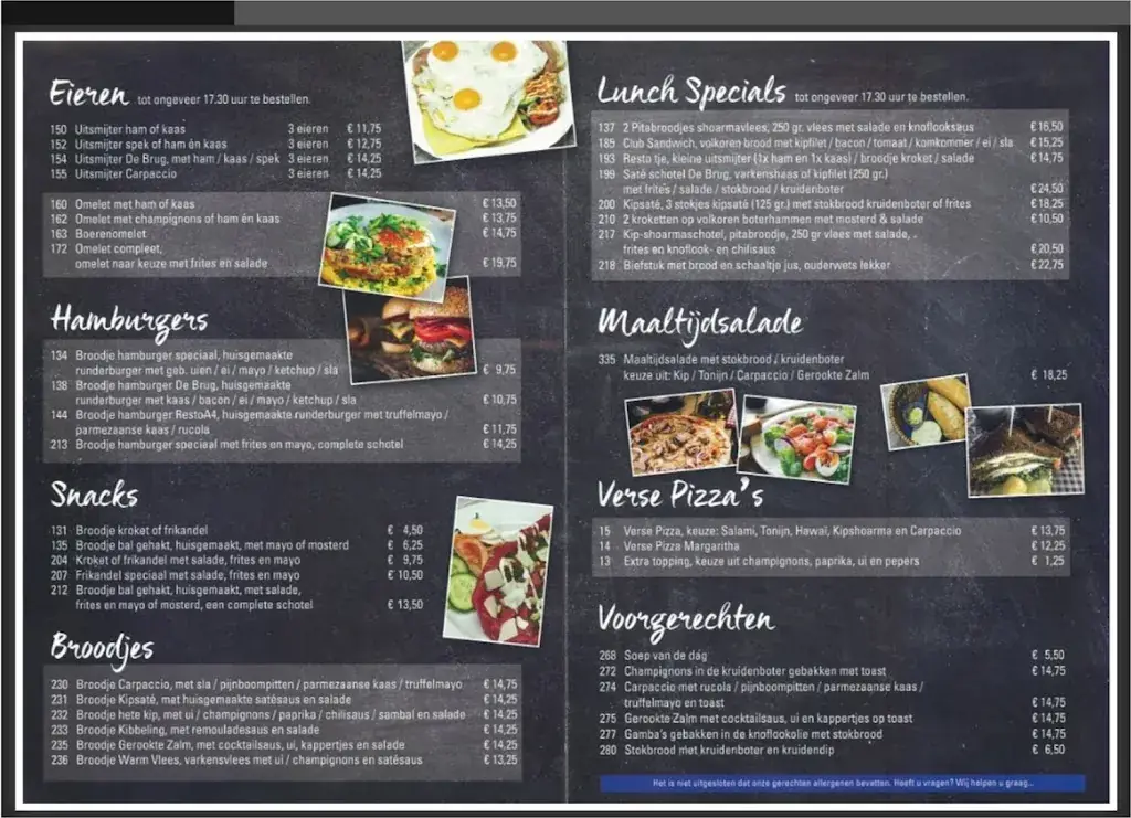 Menu_Resto A4_Rijsenhout_image_1