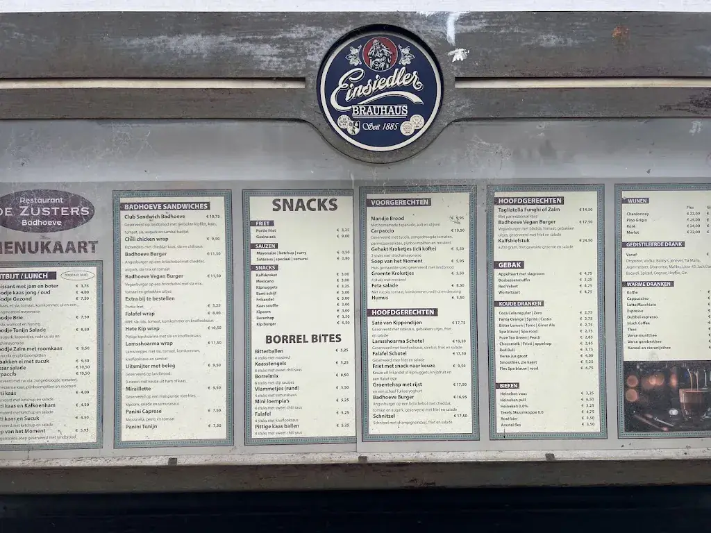 Menu_Cafe Restaurant De Badhoeve_Amsterdam_image_2