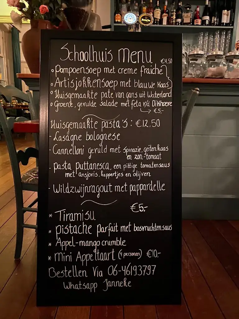 Menu_Drink & Eetlokaal Het Schoolhuis_Amsterdam_image_1