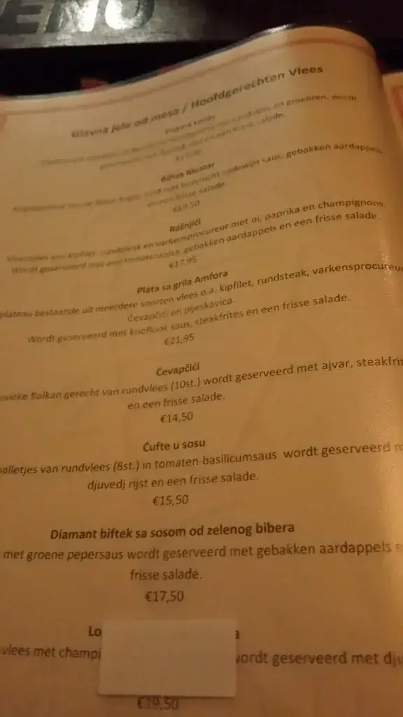 Menu_Balkan & Mediterraans Restaurant Amfora - Leeuwarden_Leeuwarden_image_3