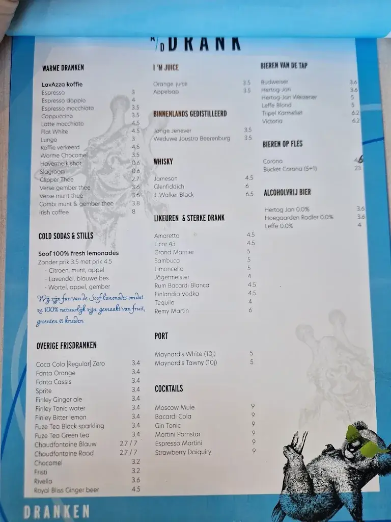 Menu_Strandpaviljoen a/d PLAS_Amstel_image_3