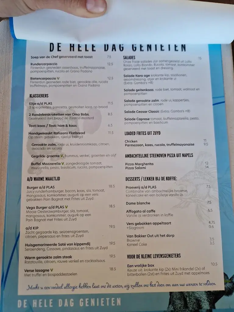 Menu_Strandpaviljoen a/d PLAS_Amstel_image_4