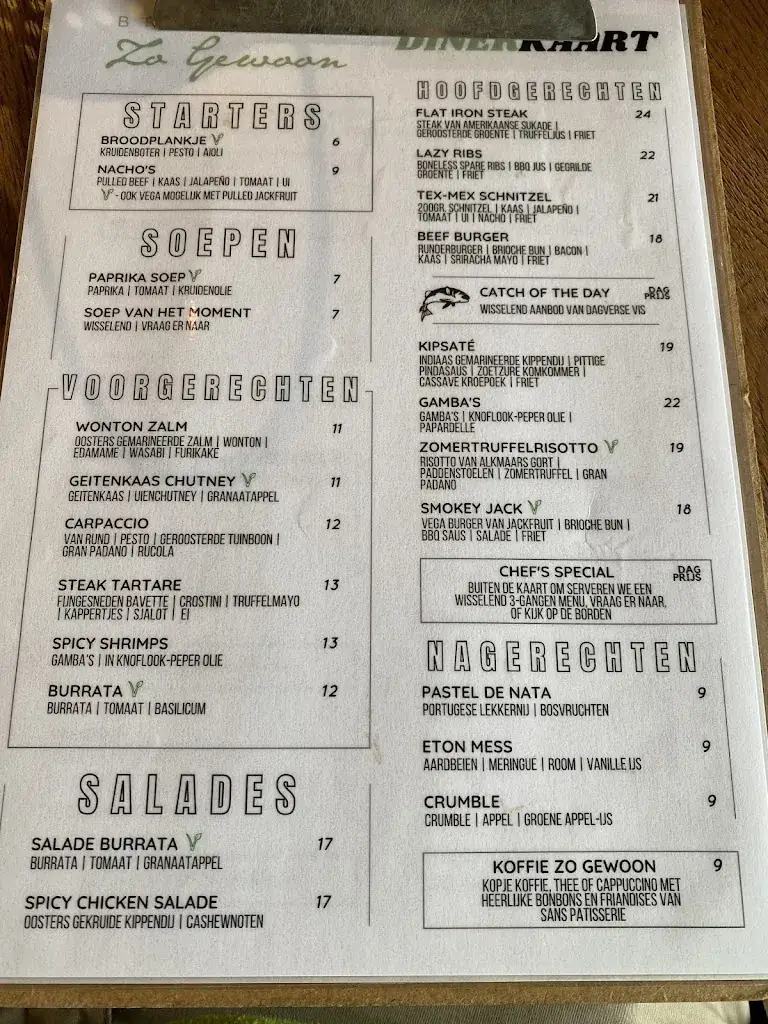 Menu_Grand Café PLEIN_Petten_image_1