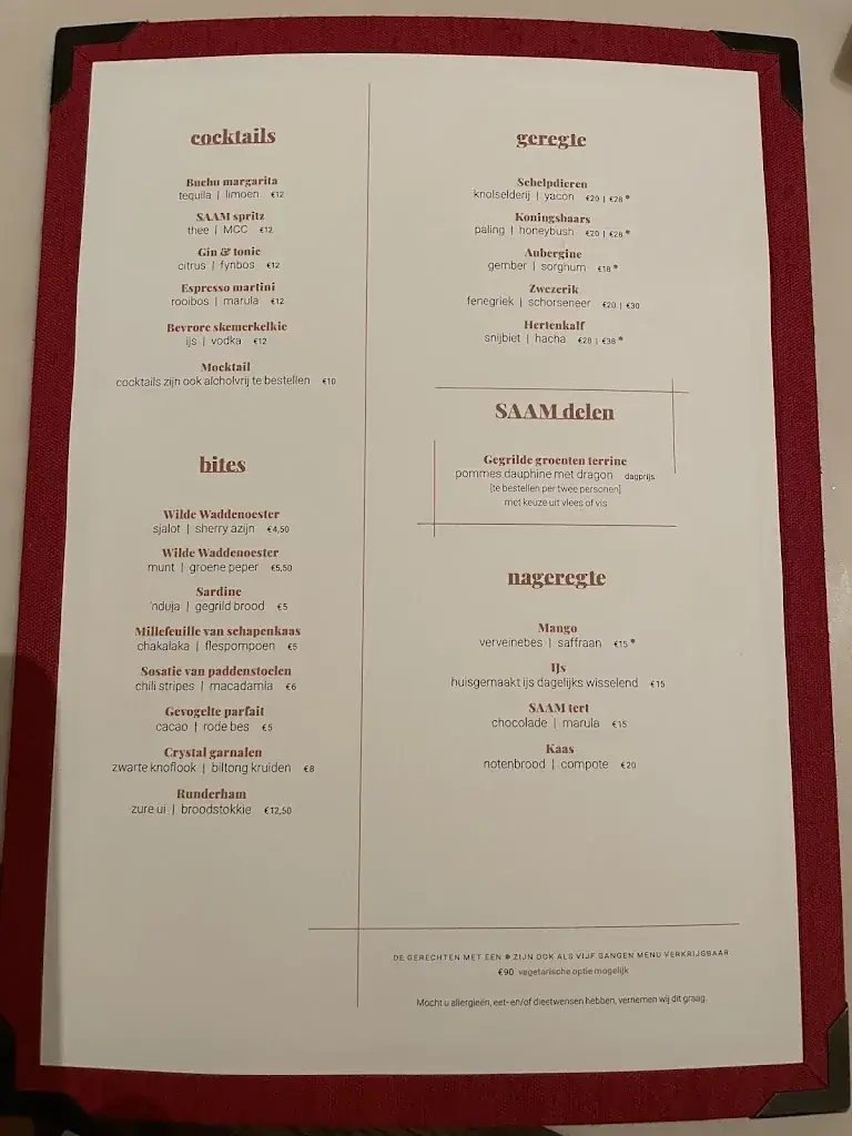 Menu_SAAM restaurant_Amstelveen_image_1