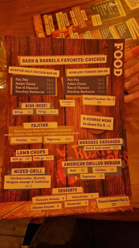 Menu_Barn & Barrels_Leeuwarden_image_4