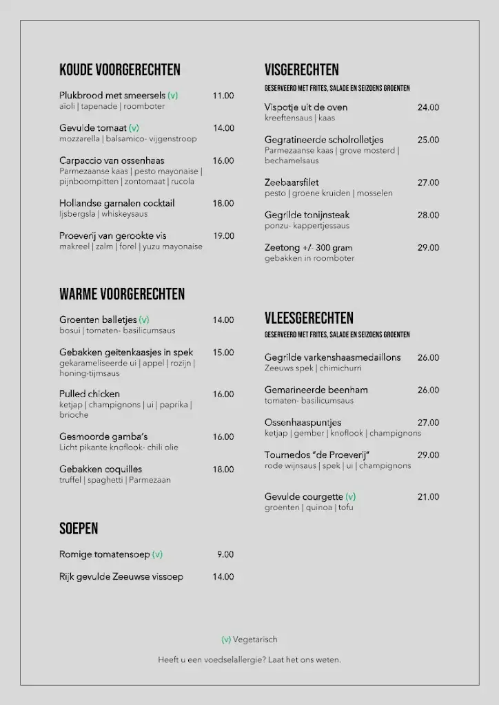 Menu_Café-Restaurant de Proeverij_Zierikzee_image_1