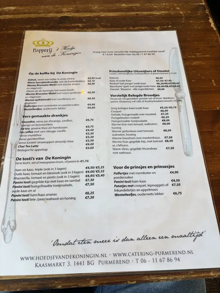 Menu_'t Hoedje van de Koningin_Purmerend_image_3