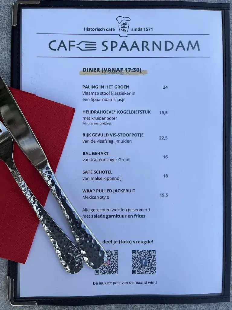 Menu_Cafe Spaarndam_Haarlem_image_1