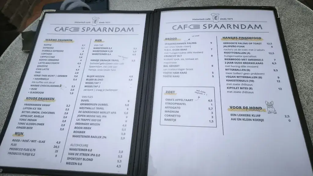 Menu_Cafe Spaarndam_Haarlem_image_2