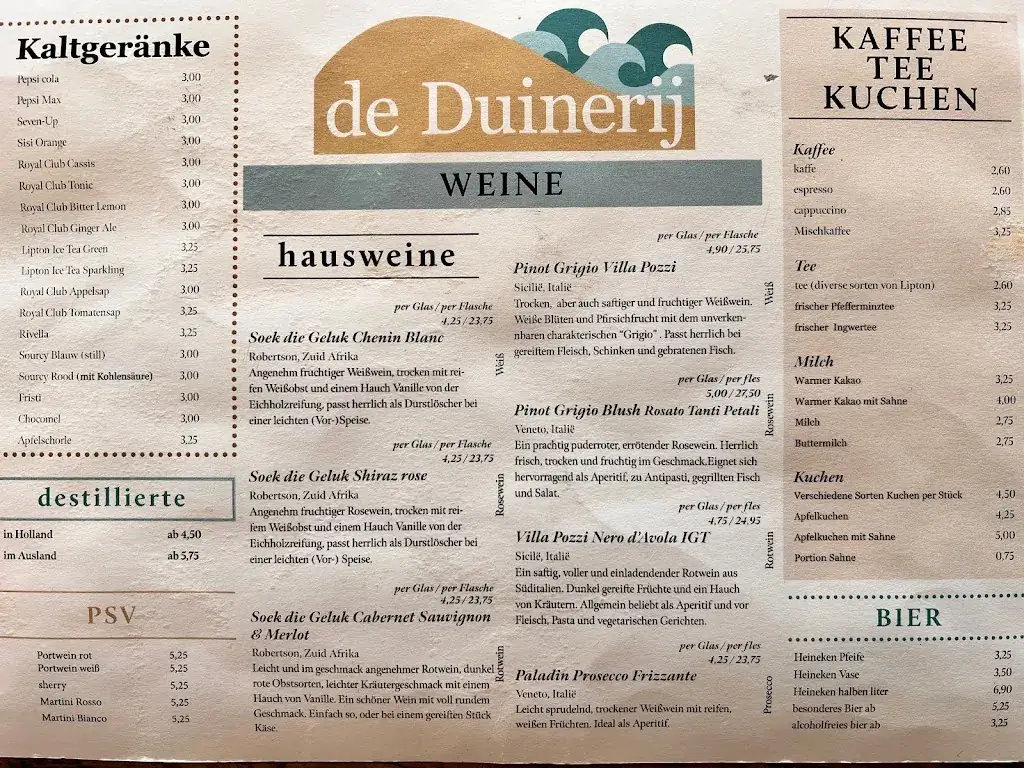Menu_Restaurant De Duinerij_Maartensvlotbrug_immagine_4