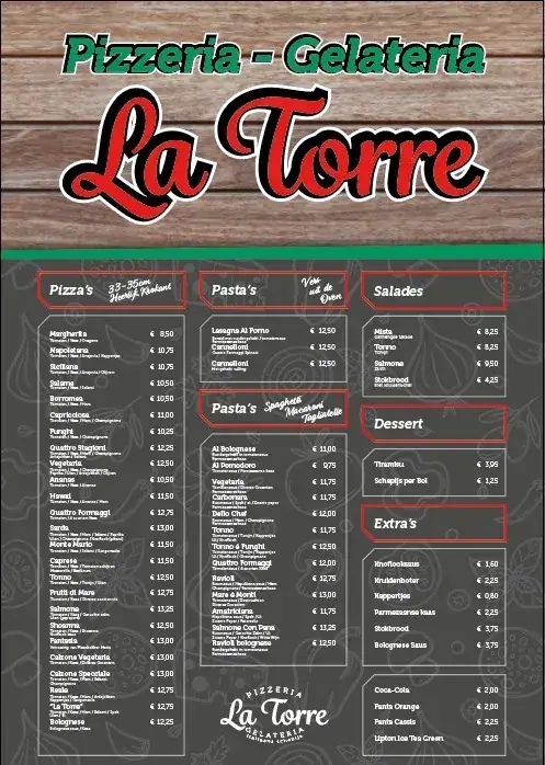 Menu_Pizzeria La Torre_Pancras_image_2
