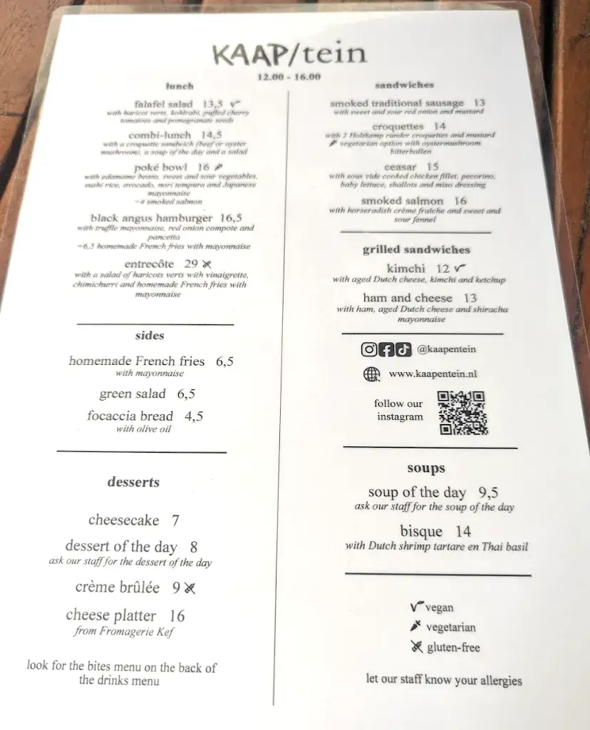 Menu_Kaap & Tein_Amsterdam_image_2