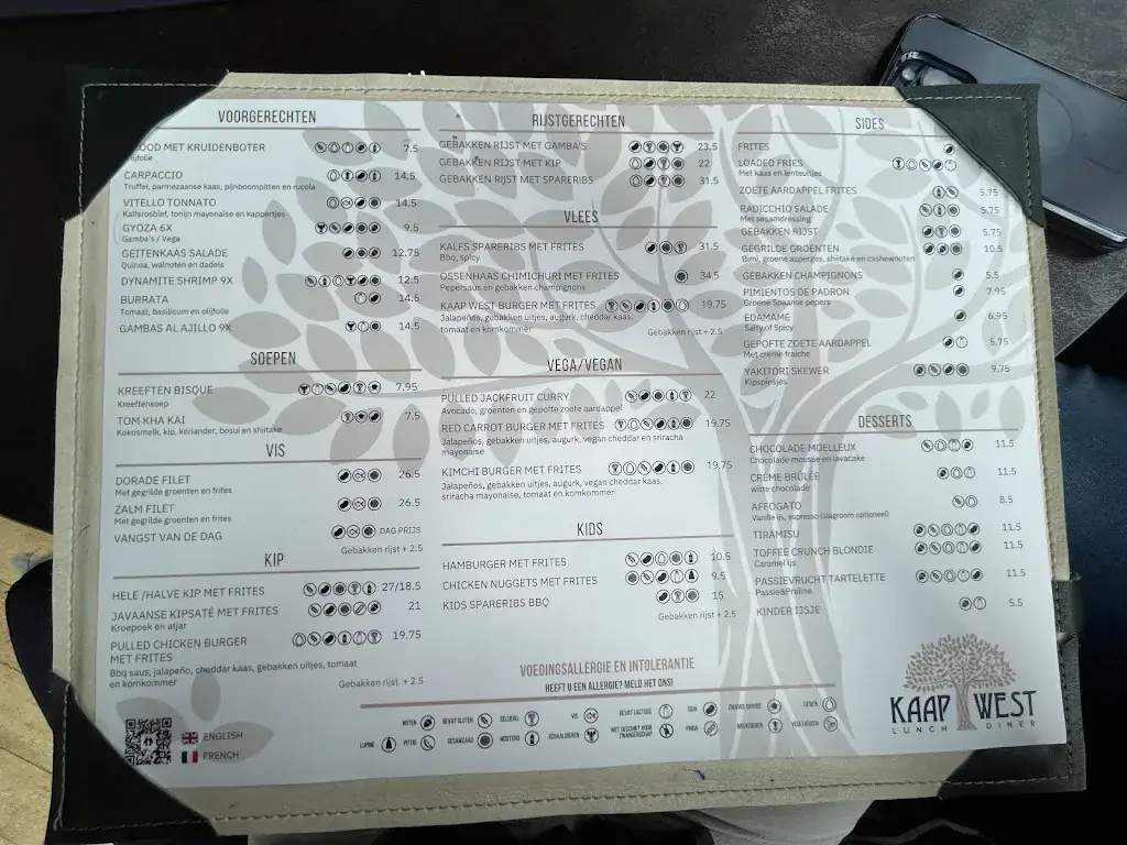 Menu_Kaap West_Amsterdam_image_2