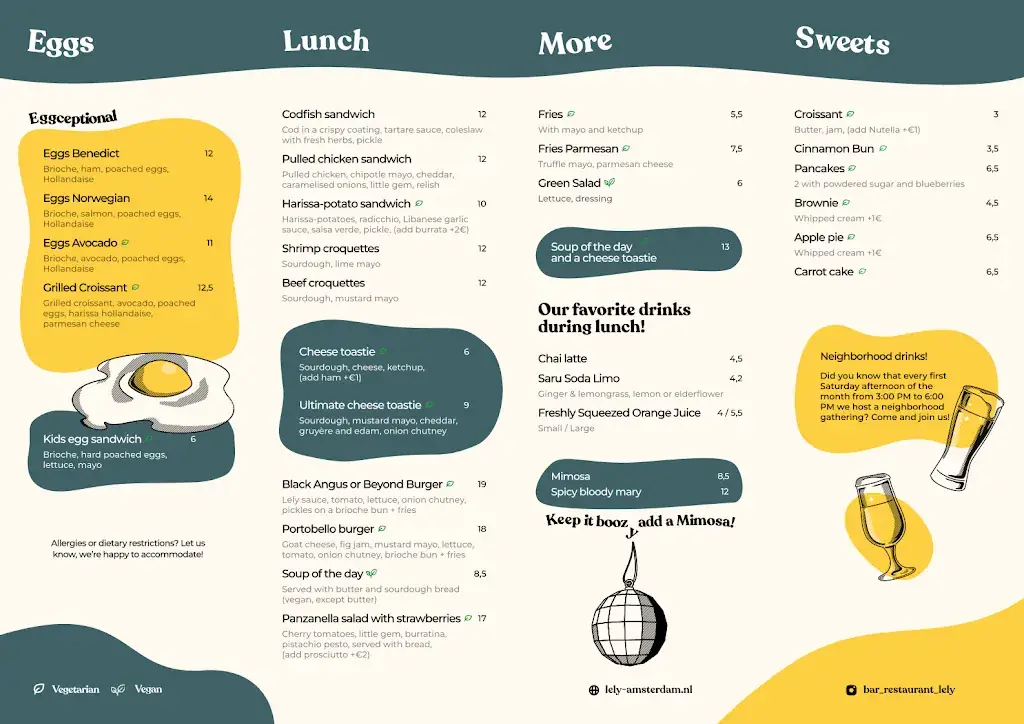 Menu_Bar Restaurant LELY_Amsterdam_image_1