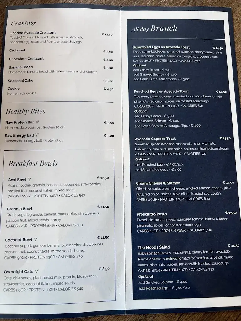 Menü_Moods Coffee & Brunch_Amsterdam_Bild_4