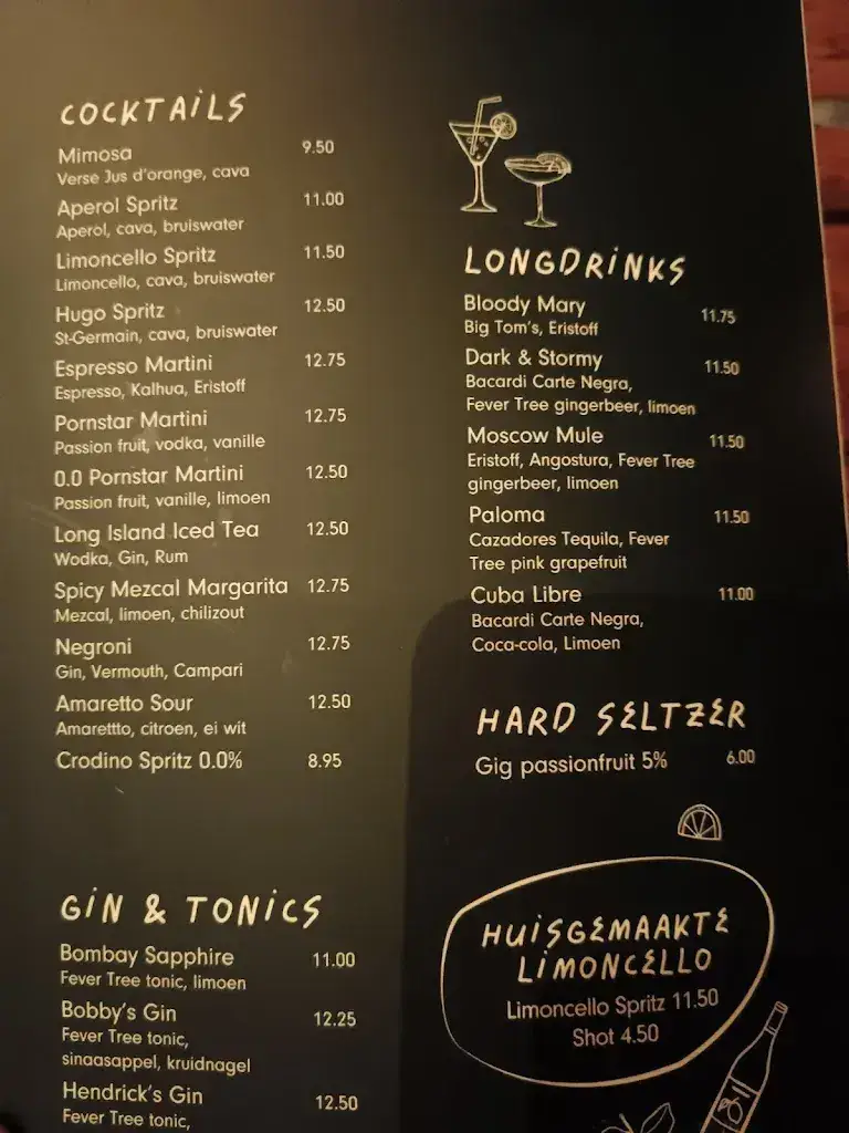 Menu_Café MOJO Amsterdam_Amsterdam_image_1