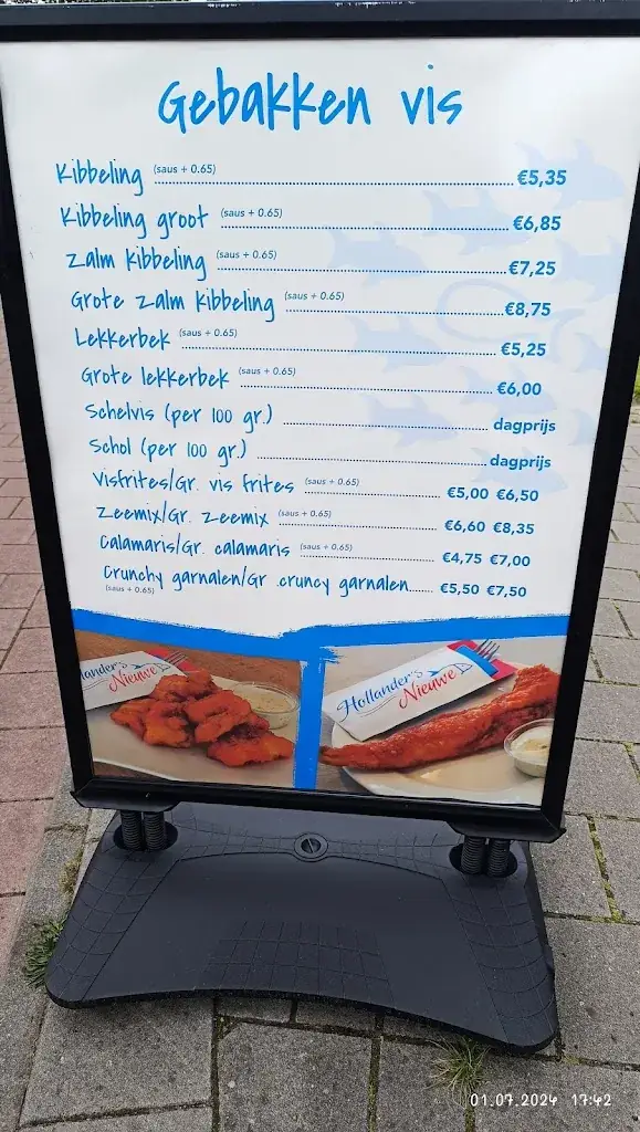 Menu_Hollander's Nieuwe_Leeuwarden_image_1