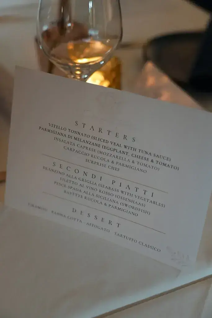 Menü_Buona Terra Restaurant_Haag_Bild_1