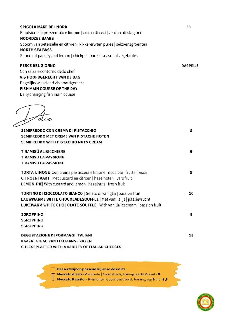 Menu_Restaurant La Passione_Haag_image_3