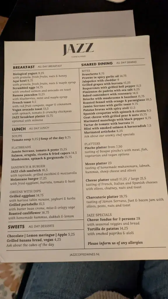 Menu_JAZZ Coffee & Wines_Haag_image_1