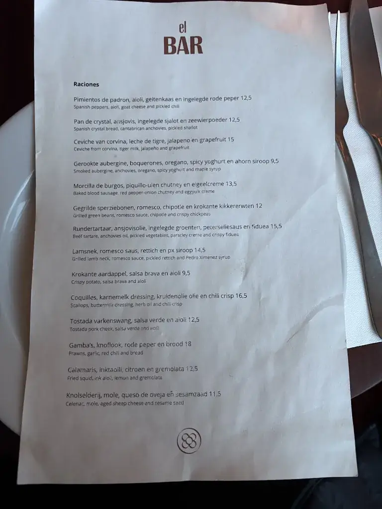 Menu_El Bar_Haag_image_3