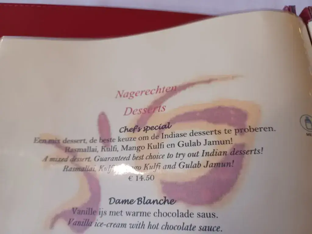 Menu_Indian Restaurant Maharani_Haag_image_1