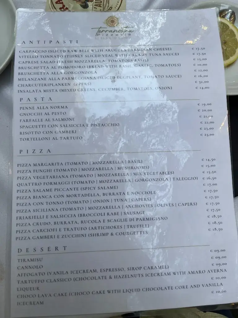 Menu_Terranostra Pizzeria_Haag_imagen_2