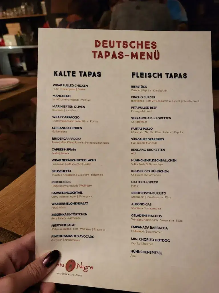 Menu_Pata Negra Leeuwarden - Tapas & meer_Leeuwarden_image_1