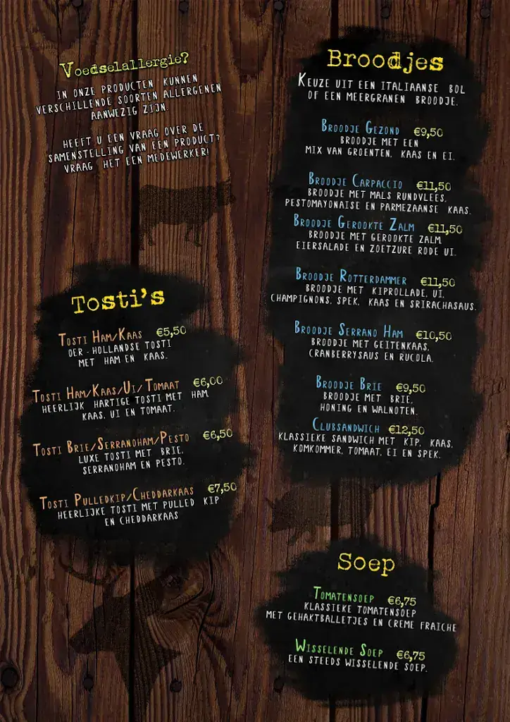 Menu_Café Restaurant De Rotterdammer_Stroe_imagen_3