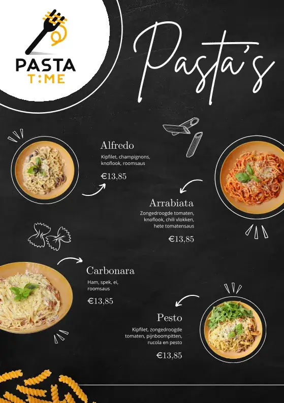 Menu_Pasta Time Leeuwarden_Leeuwarden_image_4