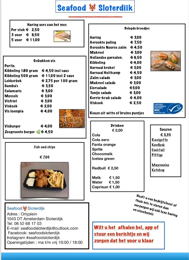 Menu_Seafood Sloterdijk_Amsterdam_image_3