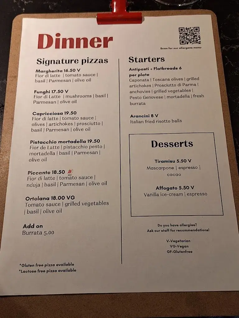 Menu_The 51 gastropub_Amsterdam_image_1