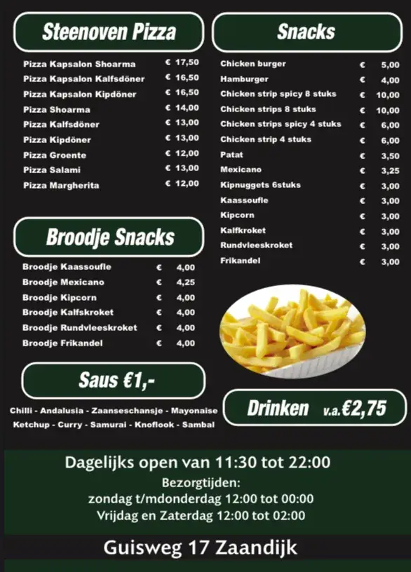 Menu_Het Zaanse Schansje_Zaandijk_image_1