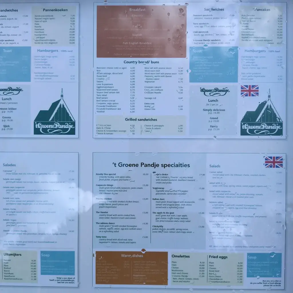 Menu_'t Groene Pandje Zaandam_Zaandam_image_2