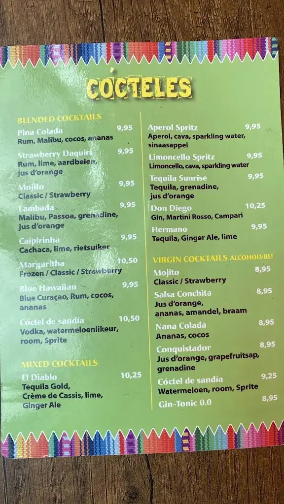 Menu_Restaurant Panchos Cantina_Zaandam_image_1