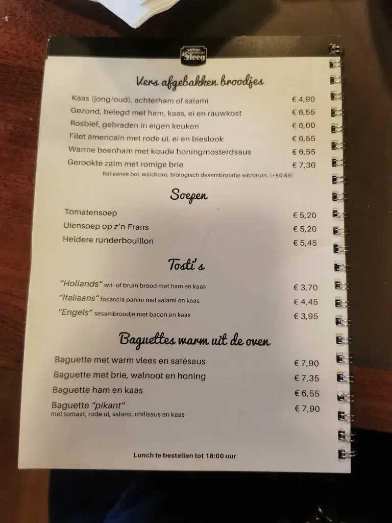 Menü_Grand Cafe De Steeg_Borne_Bild_1