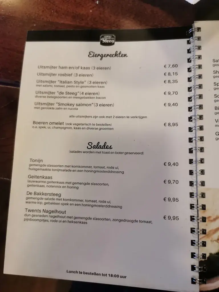 Menü_Grand Cafe De Steeg_Borne_Bild_2