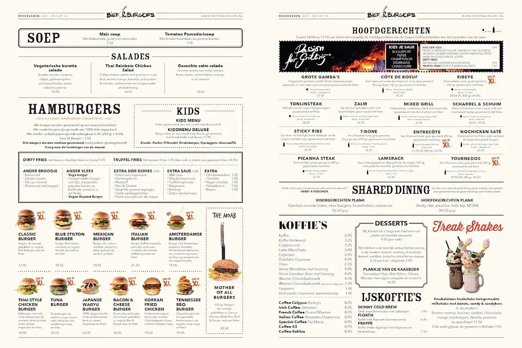 Menu_Bief & Burgers_Cruquius_image_1