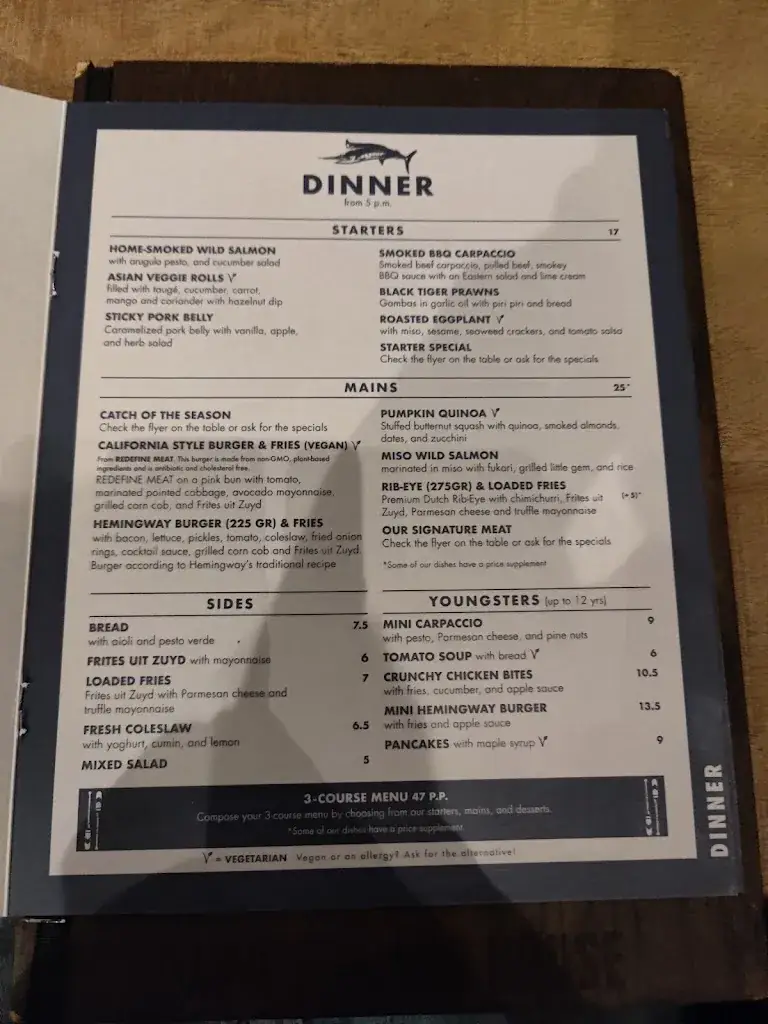 Menu_Papa's Beach House_Hoofddorp_image_3