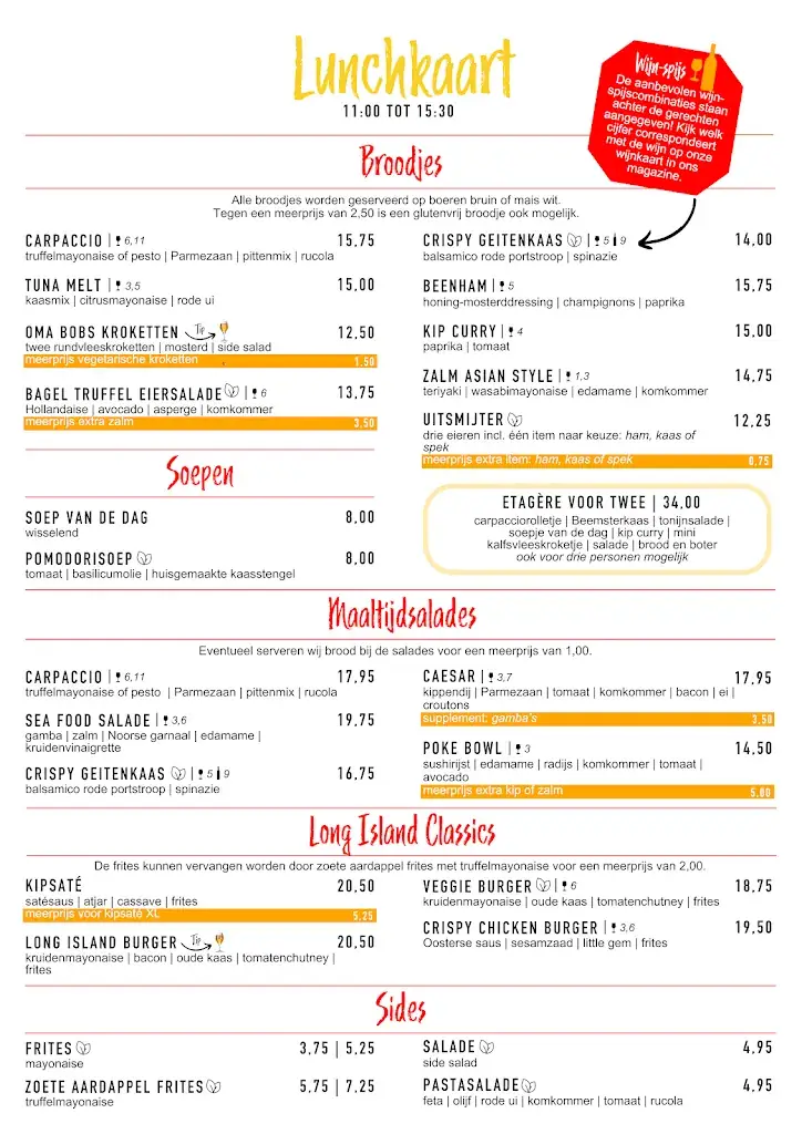 Menu_Restaurant Long Island_Hoofddorp_image_2