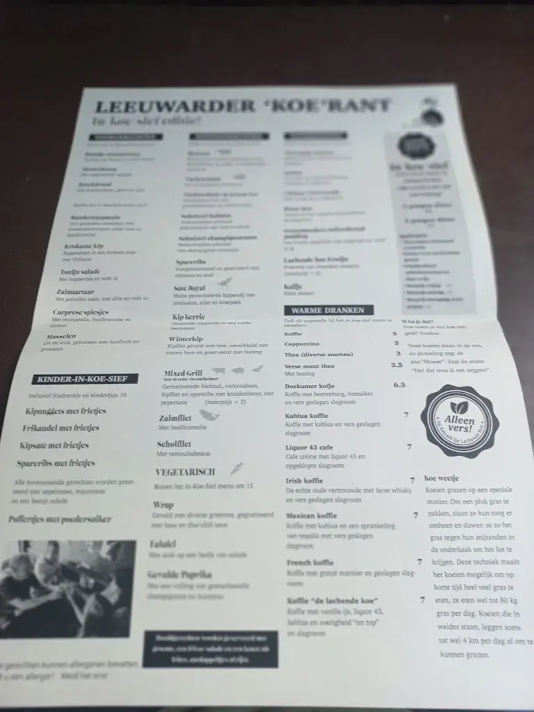 Menu_De Lachende Koe Leeuwarden_Leeuwarden_immagine_3