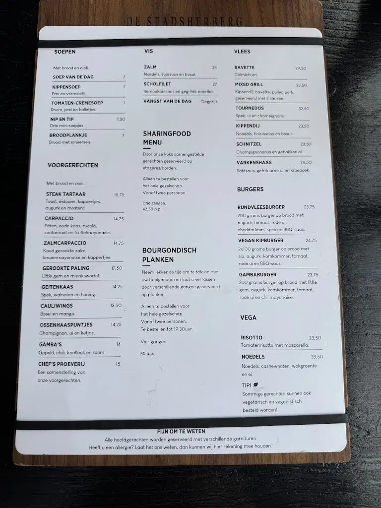 Menu_De Stadsherberg Kampen_Kampen_image_1