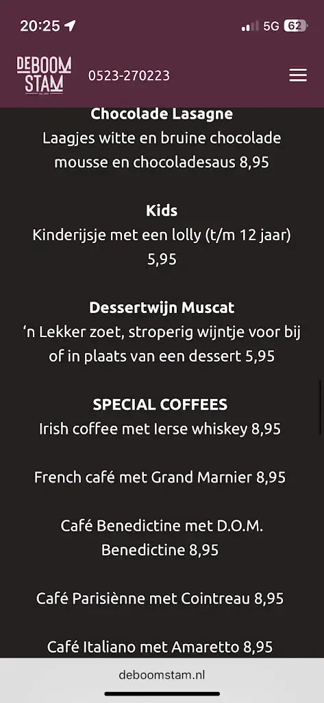 Menu_Boomstamrestaurant Het Heemse_Hardenberg_image_4
