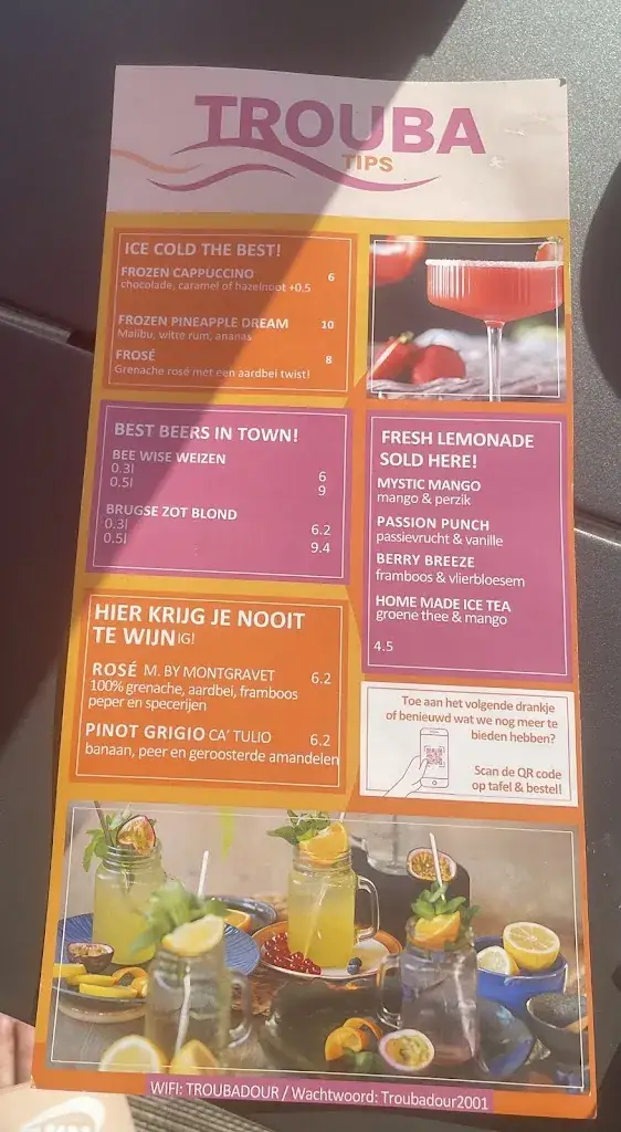 Menü_Restaurant de Troubadour_Hardenberg_Bild_1