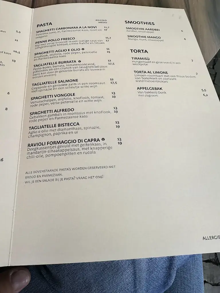 Menu_NOVI Enschede | Italiaans restaurant_Enschede_image_4
