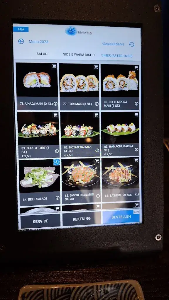 Menu_Blue Sakura_Enschede_image_2