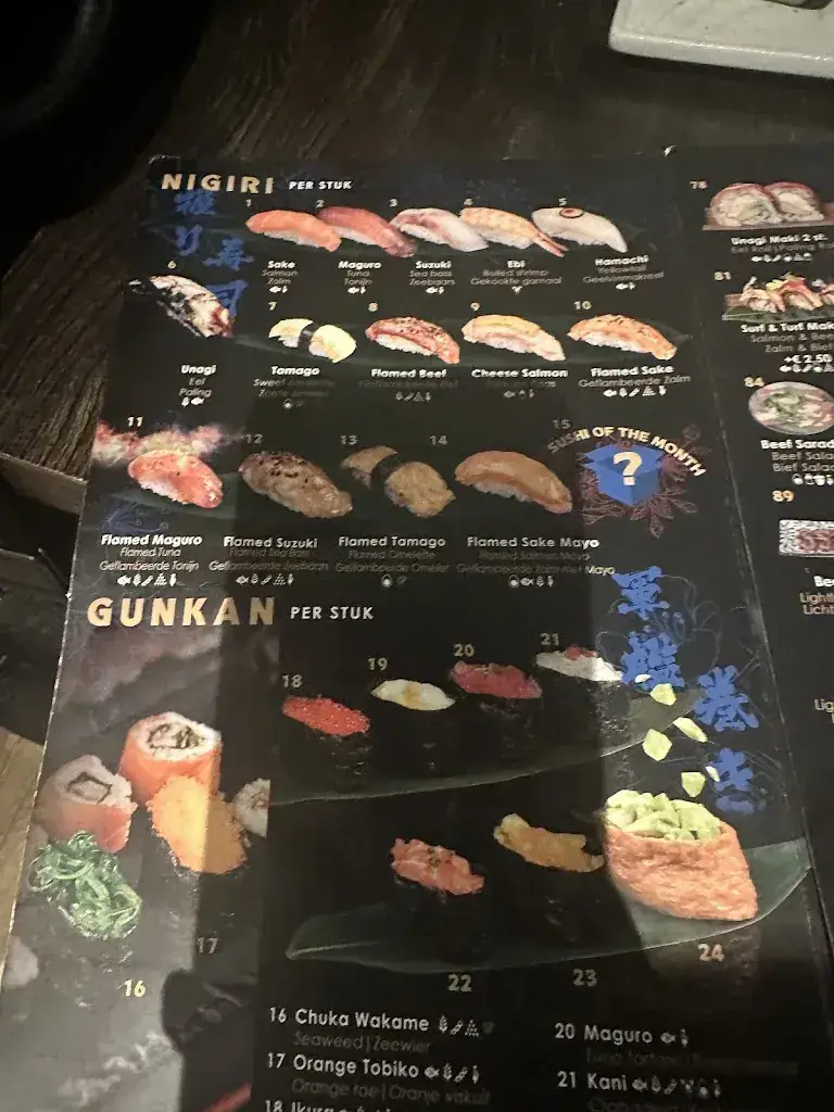 Menu_Blue Sakura_Enschede_image_3