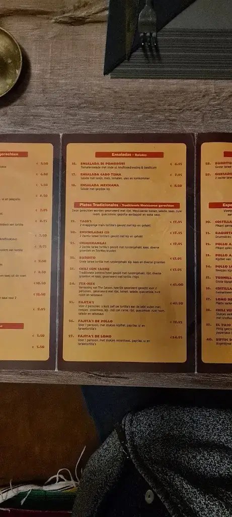 Menu_The Saloon Mexicaanse & Argentijns steakhouse restaurant_Enschede_image_2